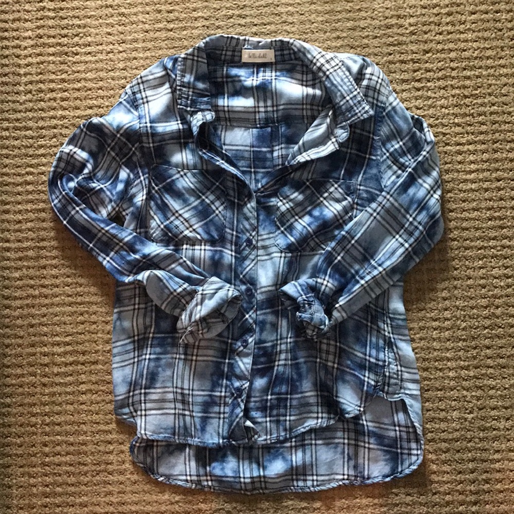 Bella Dahl Plaid Button Down